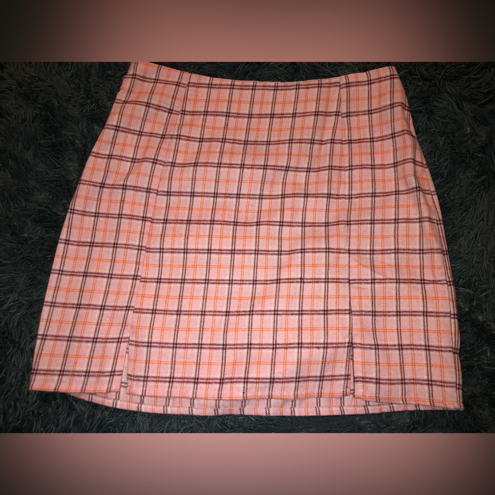 SHEIN Plaid Skirt
